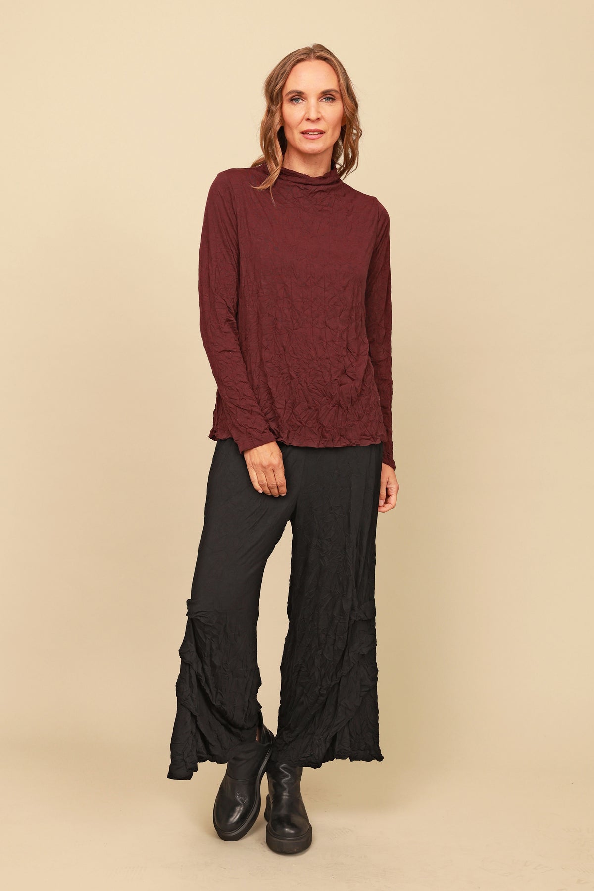 Brylee Mock Neck Top