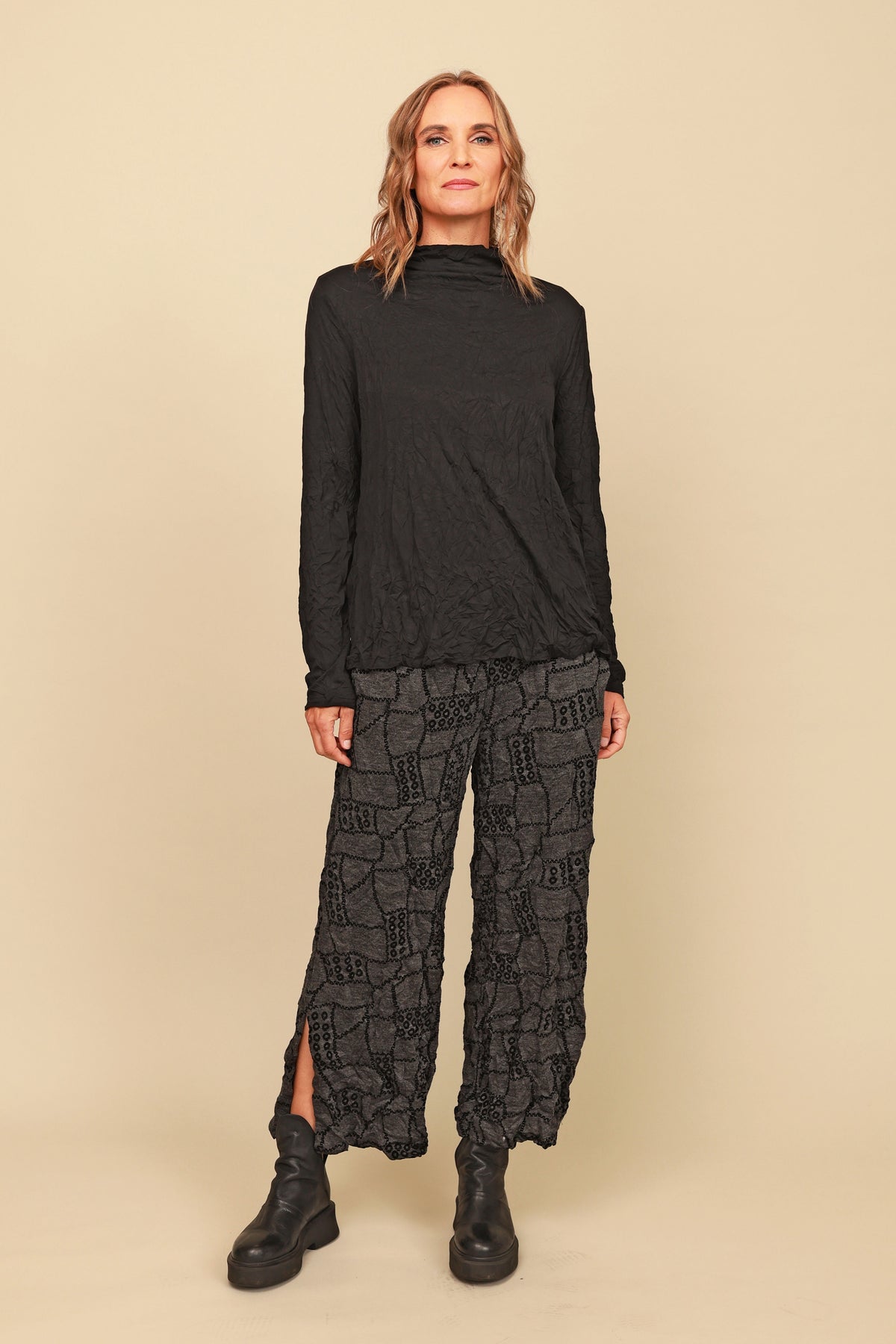 Brylee Mock Neck Top