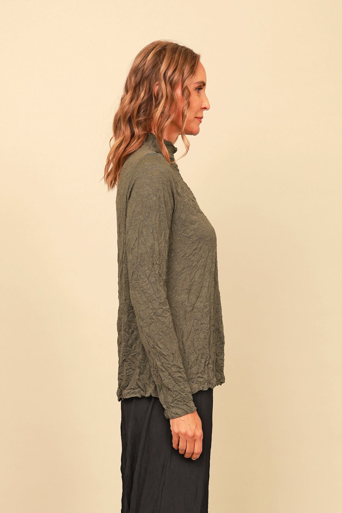 Brylee Mock Neck Top