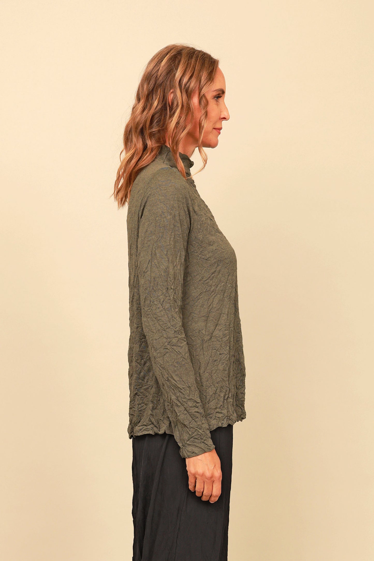 Brylee Mock Neck Top