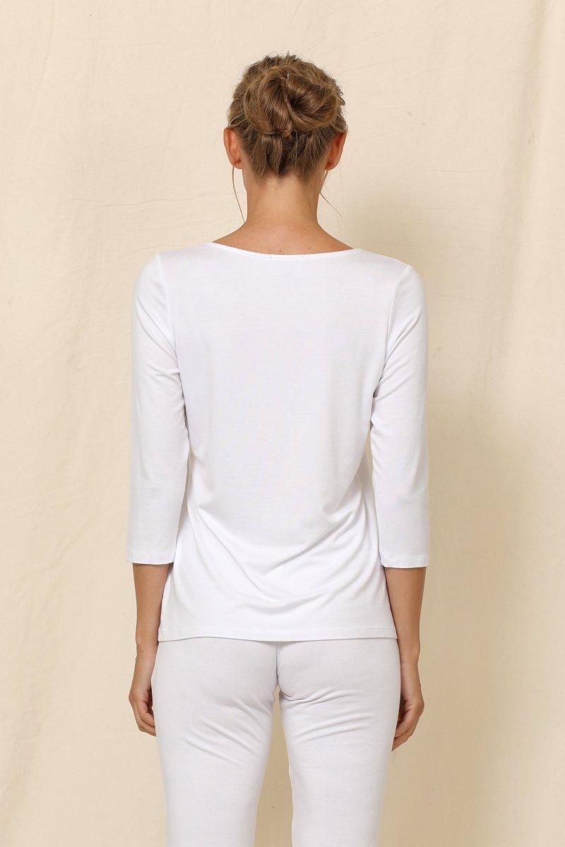 3/4 Sleeve Basic Top - B2200 - Chalet Et Ceci